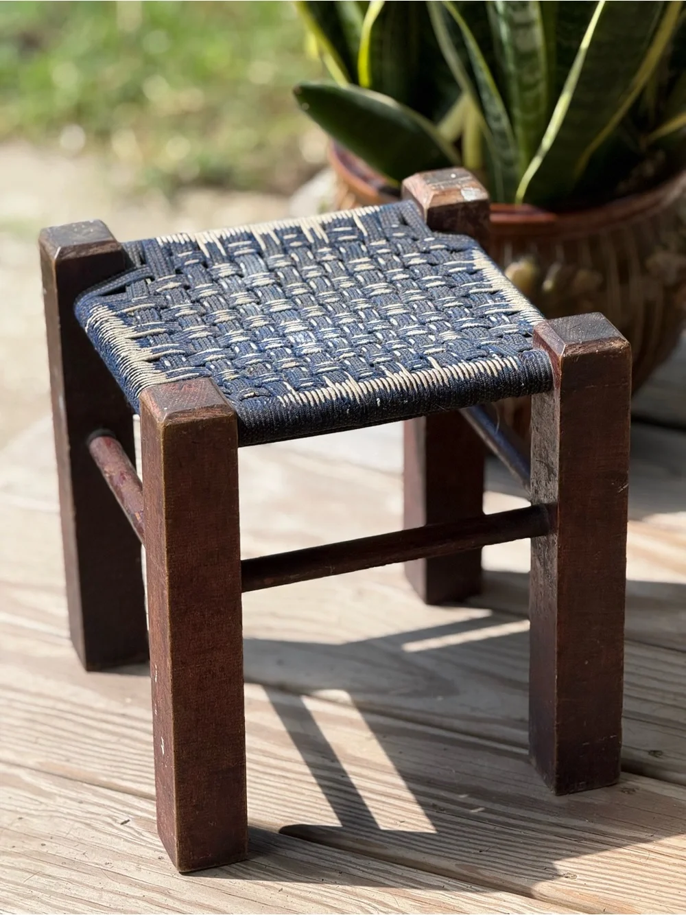 1950’s Handwoven Stool